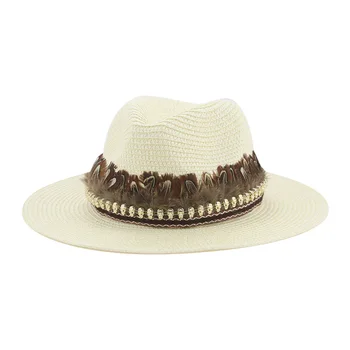 Pălării pentru Femei Soare, Pălărie de Paie Solidă Formație Curea Casual, de culoare Kaki, Camel Panama de Vară, Pălării de Soare pe Plaja de Protecție Palarii Sombrero De Mujer