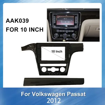 Radio auto receptor stereo panou Fascia Cadru Pentru Volkswagen Passat 2012 accesorii auto Fata de Bord Mount Kit tapițerie Fascia cadru