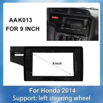 Radio auto stereo receptor Fata de Bord Mount Trim fascia cadru pentru Honda Fit/Jazz 2014 LHD Navigare GPS fascia rama Fata Dash
