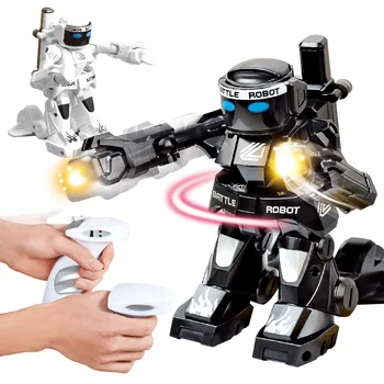 RC Robot de Jucărie Robot de Luptă Corp Sentiment de Control RC Luptă Robot de Jucărie Pentru Băieți Copii Cadou Sunet de Lumină Jucării Control de la Distanță CT0069