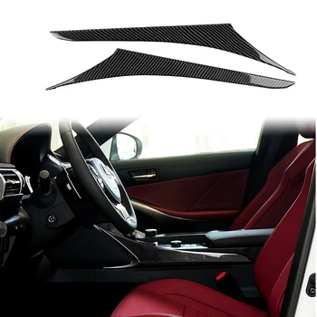 Real Fibra de Carbon Pentru Lexus IS250 2013-2020 Mașină de Schimbare Panou Autocolante Decorare Auto Modificarea Accesorii