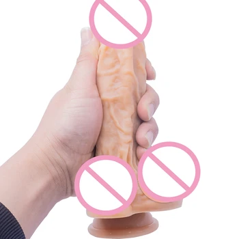 Realist Silicon Vibrator Fals Lung Dick Butt Plug Adult Jucarie Sexuala Pentru Femeie Vagin vibrator Anal G-spot Stimularea Feminin Masturbator