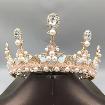 Recent Coroane Bijuterii Frumoasa Caciulita Nunta Coroana de Mireasa, Diademe, Accesorii de Par pentru Balul de absolvire Ziua de naștere Petrecere cu Costume