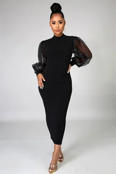 Rochie de femei 2022 Noua Moda Rochii Negre Înalt Simț Fusta Mici de Îmbrăcăminte pentru Femei Fusta Lunga Temperament Hepburn Uzură Stil