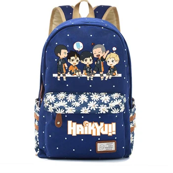 Rucsac Anime Haikyuu!! Panza De Înaltă Calitate Casual Packsack Ghiozdan Teenger Mochila Unisex Student Travel Geanta De Laptop