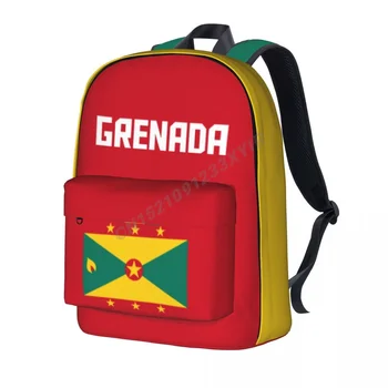 Rucsac Unisex Grenada Pavilion Grenadian Cusatura Ghiozdan Sac De Mesager Caz Laptop Geanta De Voiaj Mochila Cadou
