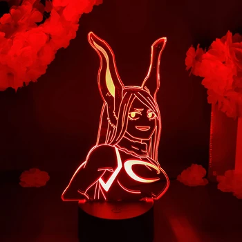 Rumi Usagiyama CONDUS Anime Lampa de Figurine în Sus de Iluminat Acril 3D Iluzie Lumina de Noapte Decor Acasă Eroul Meu mediul Academic Cadou