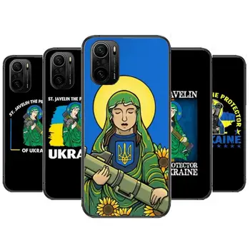Saint javelin Protector al Ucrainei Telefon Caz Pentru xiaomi redmi POCO F1 F2 F3 Pro X3 M3 9C 10T Lite NFC husa Silicon Spate