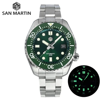 San Martin Dive Watch MM300 NH35 de Lux Bărbați Automat Ceas Mecanic Safir de Sticlă Bezel Ceramica Data C3 Super Luminos 30Bar
