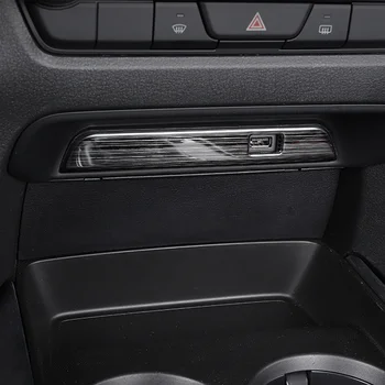 SBTMY Pentru Mazda CX-30 CX30 2019 2020 rand centrală de control de interfață USB din oțel inoxidabil patch-uri decorative