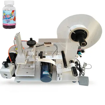 Semi-automate Plat, Mașină de Etichetare Mici Eticheta de Înaltă Precizie Plat Instrument de Etichetare de Mare capacitate Autocolante Lipi Eticheta de Echipamente
