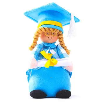 Sezon de absolvire Papusa de Plus Albastru Gnome Papusa pentru Cadou de Absolvire Acasă Decorare Masă Ornamente Pentru Copii Cadouri #20