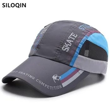SILOQIN Dimensiuni Reglabile Bărbați Femei Ultra-subțire Respirabil Șapcă de Baseball Capac Plasă de Vară de protecție Solară Cuplu Sport Sepci Snapback Hat