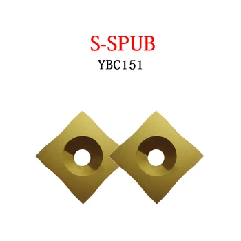 SPUB S-SPUB 10BUC Insertii S-SPUB-63B YBC151 63C 63D 63E 63F Prelucrare Oțel de Cotitură Insertii Pentru CNC Strung Instrumente de Tăiere