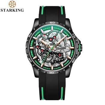 STARKING Ceas Mecanic Barbati Top Brand Nou În Design Schelet Ceasuri mecanism MIYOTA Luminoasă Automată Ceas 2022 Ceas