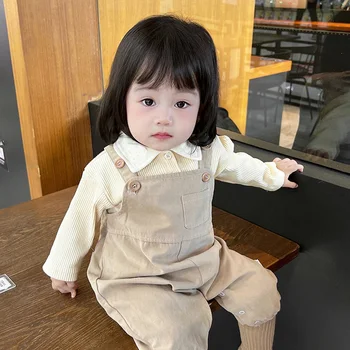 Stil Coreean Copil Salopetă De Primăvară Haine De Toamna Pentru Copii Casual Copii Fete Si Baieti Body Pantaloni