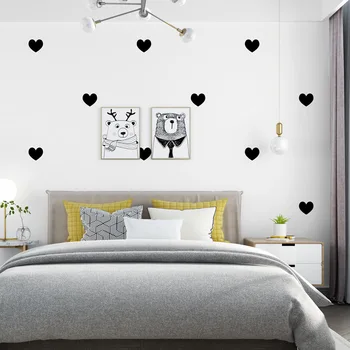 Stil Nordic Tapet Uri Moderne, Minimaliste, Geometrice în Formă de Inimă, Living, Dormitor, TV Fondul de Perete Net Roșu Tapet