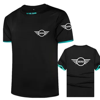 Supradimensionat Tricou 100% bumbac de Înaltă Calitate fierbinte de vânzare de îmbrăcăminte pentru bărbați Mini masina logo-ul de imprimare Personalizate pentru Bărbați T-Shirt cu maneci scurte