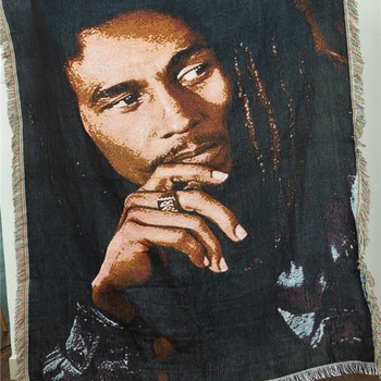 Tapiserie De Perete Agățat De Cămin Cameră Decor Macrame Canapea Prosop Decor Acasă Pătură, Covor Jamaica Reggae Bob Marley