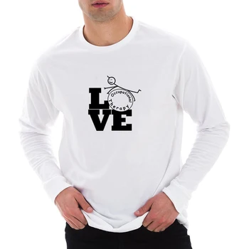 TARCHIA Brand Dragoste Eur Dimensiunea Livrare Gratuita Lungă Maneca Tee de Imprimare pentru Bărbați T-Shirt din Bumbac 100% Supradimensionate 2022 Plus Homme