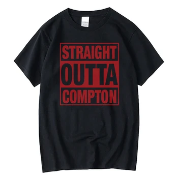 Teeteety Bărbați de Înaltă Calitate din Bumbac 100% NWA Straight Outta Compton Grafic O-neck T-shirt