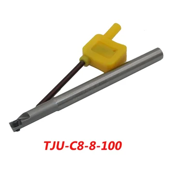 TJU-C8-8-100 Indexabile de gaurit Si Frezat Cutter Arbor Pentru CCMT060204 Carbură de a Introduce