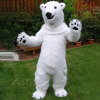 [TMP] Cosplay urs polar Mascota Costum mare urs personaj de Desene animate costum de Publicitate Petrecere cu Costume Costume animale de carnaval