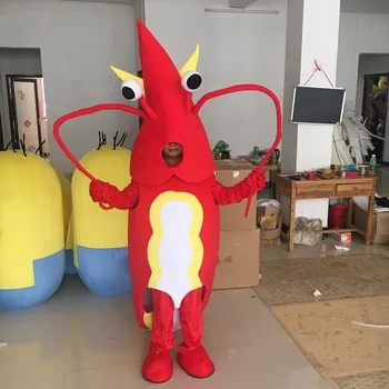 [TMP] Cosplay vieții Marine creveți crab Mascota Costum creveți personaj de Desene animate costum de Publicitate Petrecere Costum animal carnaval
