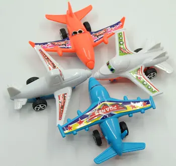 Trage Înapoi De Avion Din Plastic Model De Avioane De Frecare Copil Jucărie De Învățământ Copilului Jucării Mini-Kit Auto Pentru Copii Amuzant Simulat Avion