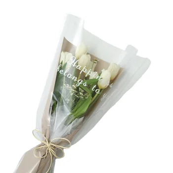 Transparent OPP Celofan Multi Geanta Pentru Flori Trandafiri Material de Ambalare