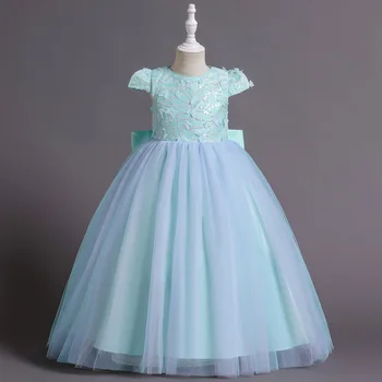 Trei -dimensional Fluture Fete dress Boutique princess dress Arc Umflat fire pentru petrecerea de ziua rochie de Vara, uzura pentru copii