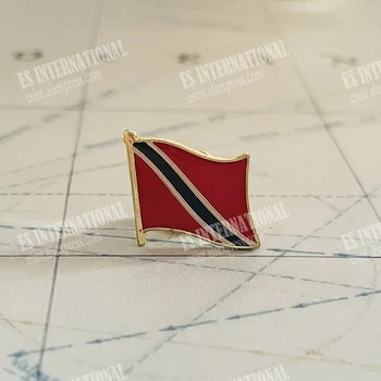Trinidad și Tobago Drapelul Național Epoxidice Cristal Metal Emailat Insigna Brosa Colectia de Cadouri de Suveniruri insigne, Accesorii