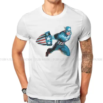 Uite Om Tricou Disney Captain America Film O de Gât cu Maneci Scurte din Bumbac 100% Tricou Amuzant de Înaltă Calitate, Cadouri de Ziua de nastere