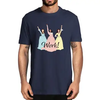 Unisex din Bumbac Ridica Muncă Hamilton Tineri Scrappy & - e Foame Muzicale Teuri Amuzant pentru Bărbați T-Shirt Cadou Femei Soft Top Tee
