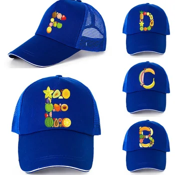 Unisex iute Uscat Plasă de Baseball Capac Reglabil Snapback Pălării pentru Femei, Bărbați Hip Hop Capac fructe 26 scrisoare Model Casual Palarie de Soare