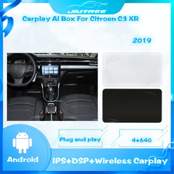 USB de Tip AI-ul Android BOX Pentru Citroen C3 XR 2019 Nouă Versiune 4+64G Android Auto Carpaly Cutie Android Google Tv Box