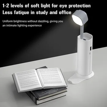 USB LED Lumina Tabelul Multifunctional Pliabil de Protecție a Ochilor Lumini 3-viteza Retractabil cu Suport de Telefon pentru Camera de zi Dormitor