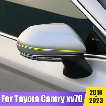 Ușa de la mașină Marginea Oglinda Retrovizoare Garda Zero Benzi Autocolante Protector Pentru Toyota Camry XV70 2018-2020 2021 2022 2023 Accesorii