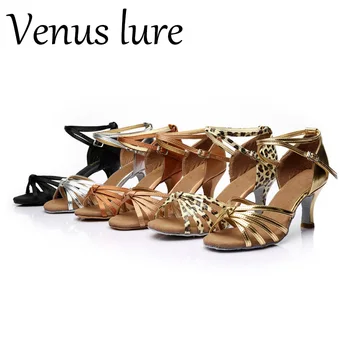Venus Atrage Dans Latino Pantofi Femei Profesionale Ballroom Salsa Sandale Talpa Moale