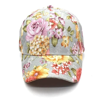 Vest Floare De Design De Imprimare Bumbac Reglabila Femei Pălărie De Modă În Aer Liber Protecție Solară Excursie Femei Pălărie
