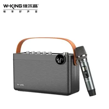 W-Regele H8 Profesionist Instrument Muzical cutie de Boom-ul Difuzor Portabil Bluetooth Built-in placa de Sunet Home Live Karaoke Subwoofer