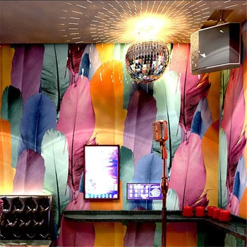 wellyu Nordic Pene Tapet Modern Albastru 3D Stereo TV de Perete de Fundal KTV Flash Reflectorizante Cabaret Bar Tapet