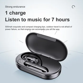 Wireless Bluetooth-compatibil cu Cască În ureche Căști cu Încărcare Cutie de anulare a Zgomotului Vocală Apel de Ascultare Calculator