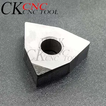 WNMG080404 PCD policristaline diamant lama carbură de a introduce aluminiu cutter WNMG080404 lama strung CNC de taiere instrument de cotitură instrument