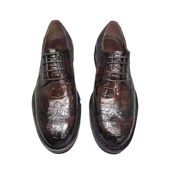 yingshang noi barbati pantofi barbati pantofi eleganți bărbați din piele de crocodil pantofi pentru bărbați pantofi de piele de crocodil