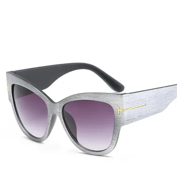 ZXTREE Moda Ochi de Pisică ochelari de Soare pentru Femei Brand Designer de Gradient de Culoare Mare Cadru de Conducere HD Ochelari de soare Ochelari de Soare Barbati Oculos Z123