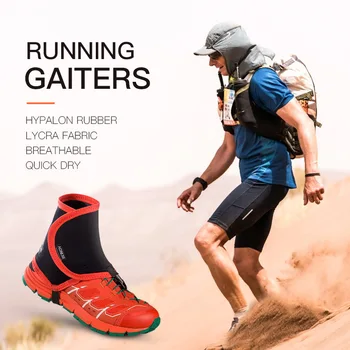 În aer liber Unisex Mare Traseu Reflectorizante Ghetre de Protectie Noroi-dovada Insecte Sandproof Pantof Acoperi Pentru Execută Jogging Maraton