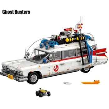 În Stoc 2552pcs Ghost Busters Cărămizi Jucării Ecto-1&2 Film Mașină de Blocuri Diy Jucărie Caramida Xmas Cadouri Jucarii