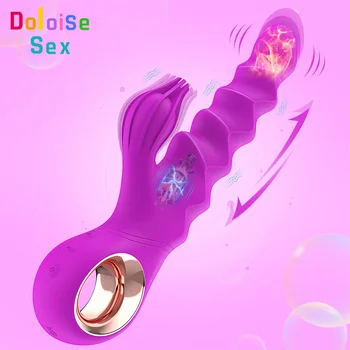 Încălzire Penetrare Vibratoare Sex Feminin G-Spot Masaj Vagin Stimulator Clitoris Vibratoare, Dildo-Uri Masturbator Jucarii Sexuale Pentru Femei