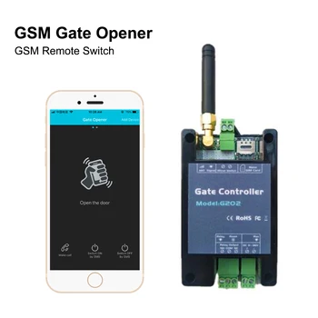 Înlocuiți RTU5024 Dimensiuni Mici GSM Gate Operator 2G Control de la Distanță legătura la masă g202 Singur Releu Comutator Pentru Alunecare Leagăn Poarta de Garaj, Deschidere